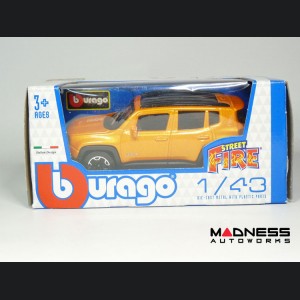 Jeep Renegade Die Cast Model - 1:43 Scale - Orange